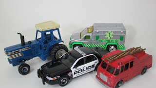 Hot Pursuit / Emergency / Tractor Challenge | Zelda Diecast Racing