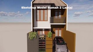 Model Rumah Modern Minimalis Sederhana 2 Lantai