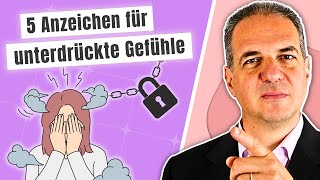 5 Hinweise, dass Sie unbewusst Ihre Gefühle einsperren!