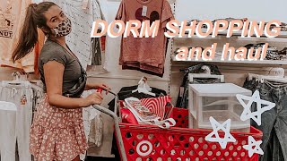 COLLEGE DORM SHOPPING AND HAUL 2020: target, home goods, tj maxx