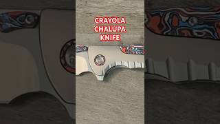 CRAYOLA CHALUPA KNIFE 🔥⚔️🔥 THE QSP CAPYBARA #youtubeshorts #blade #edc