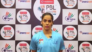 Saina Nehwal on Vodafone PBL Season 3