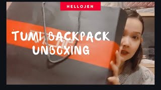 Tumi Carson Backpack Unboxing & what fits #tumi #unboxing #workbag #tumibackpack #travel #voyageur