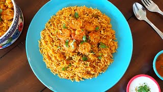 Prawn Pulao | Shrimp Pulao | Andhra Style Prawn Pulao Recipe | Priya's Home Food