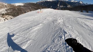 Pista Latemar - Predazzo. Le più belle piste delle Dolomiti.