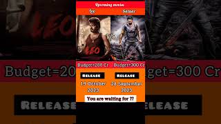 Leo Vs Salaar movie comparison #shorts