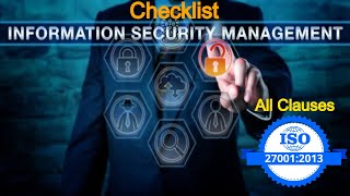 ISO 27001 Audit Checklist - ISO 27001 checklist - ISO 27001 assessment questionnaire, ISM Checklist