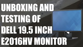 DELL 19.5 Inch Computer Monitor Unboxing in India - Is It One of The Best Budget Monitors? - Review