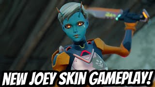 *NEW* JOEY SKIN GAMEPLAY + UNZIPPED BUILT IN EMOTE! - Fortnite Joey Skin