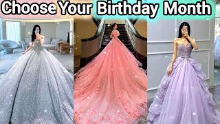 Choose your birthday month 😍💕and se the dress Lisa or Lena #princess #viral  #trending #v #aesthetic