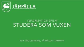 VUX vägledning - Studera som vuxen