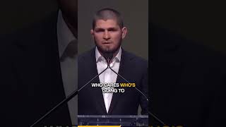 Champions Speech #Khabib #UFC