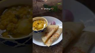 Roti,Ghugni #breakfastfood #roti #ghugni #recipe #shortsvideo #trendingshorts #tredingsong #viral