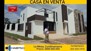 Casa Para Estrenar En Venta - La Mesa Cundinamarca