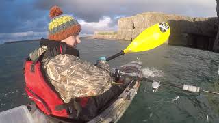 Sea Kayaking in strong Tidal Current + cave