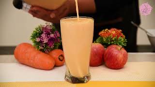 Cómo preparar un jugo cremoso de zanahoria/Agua cremosa de zanahoria Receta fácil y deliciosa