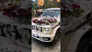 Decorate Amg G63 Car  for wedding events'wedding #automobile