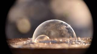 Boiling Water Bubble at -35° - Yukon, Canada