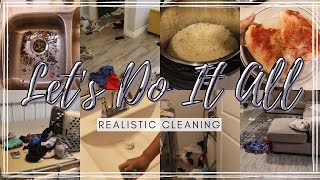 CLEANING HOUSE|RESET TIME-LAPSE|REALISTIC ALL DAY MESS| Get it all done momma|Selma Rivera