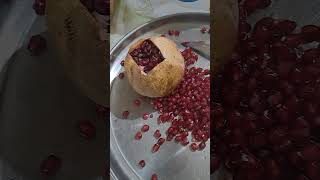 Ripe pomegranate peeling#viralvideo#youtubeshorts