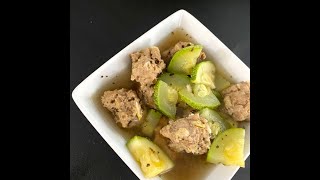 Meatball Zucchini Soup