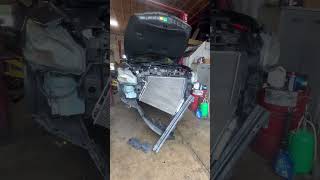 nissan maxima remove the bumper to remove the radiator