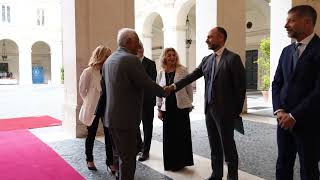 Incontro di Giorgia Meloni con il Presidente eletto del Consiglio europeo.