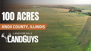 100 Acres of Flat Tillable Ground For Sale in Knox County, IL!