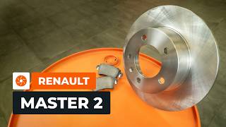 Comment changer les disques et plaquettes de frein avant sur la RENAULT MASTER 2 Van [AUTODOC]