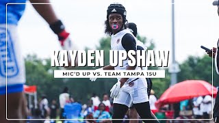 Kayden Upshaw Mic'd Up | 15u TribeBoyz vs. Team Tampa