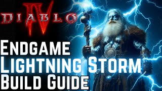 Diablo 4 - Human LIGHTNING STORM Druid Build Guide! The Avatar of Lightning // Season 3