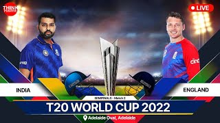 Ind vs eng live match today | LIVE T20 World cup | INDIA Vs England Semi Final