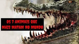 TOP 7 ANIMAIS QUE MAIS MATAM NO MUNDO