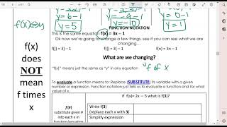 Algebra 1 2022 2023 Chapter 3 3.2: Functions