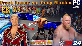 WWE Brock Lesnar vs Cody rhodes | Smackdown Highlights Today | WWE 9/27/24 |