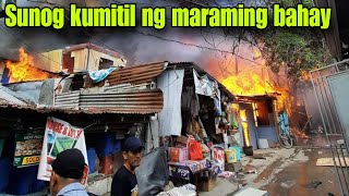 sunog sa tandang sora Quezon city kumitil ng maraming bahay!