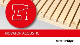 NOVATOP ACOUSTIC Instructions for assembly