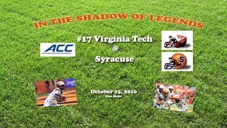 2016 Virginia Tech @ Syracuse One Hour