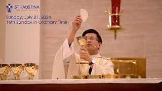 Sunday, July 21, 2024 - Sunday Mass at St. Faustina