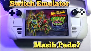 Teenage Mutant Ninja Turtles: Mutants Unleashed Steam Deck Gameplay Test Switch Emulator | RyujinNX