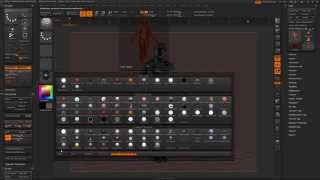 Знакомство с Zbrush   Урок 1  Интерфейс