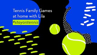 Tennis Family Games with Lila