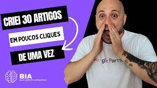 BLOG AUTOMÁTICO NO WORDPRESS : CRIEI 30 ARTIGOS OTIMIZADOS PARA SEO EM POUCOS CLIQUES