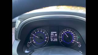 Infiniti FX37 highway fuel consumption / расход топлива по трассе