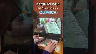 🧑‍💻 Páginas WEB para ESTUDIAR QUÍMICA 📚 #short #quimica