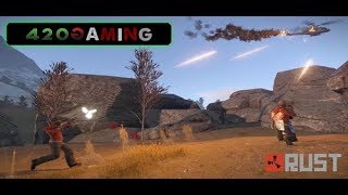 Rust Montage 420G  Noob Raiders Fail to Heli