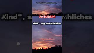 Lied (Adjektiv), #Deutschlernen #англійська_мова #memes #تعلم_الألمانية #shorts #funny