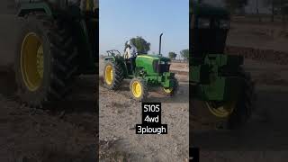 JohnDeere 5105 4wd #johndeere #tractor #4wd