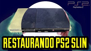 LIMPEZA E CUSTOMIZAÇÃO PLAYSTATION 2 SLIN