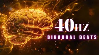 40Hz Binaural Beats, Gamma Waves Activate 100% of the Brain, Improve Memory & Intelligence